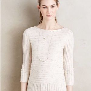 Anthropologie Moth ribbed sweater dress/ tunic